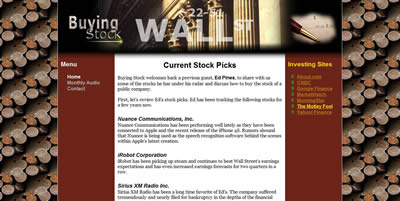 Investing Site Screenshot